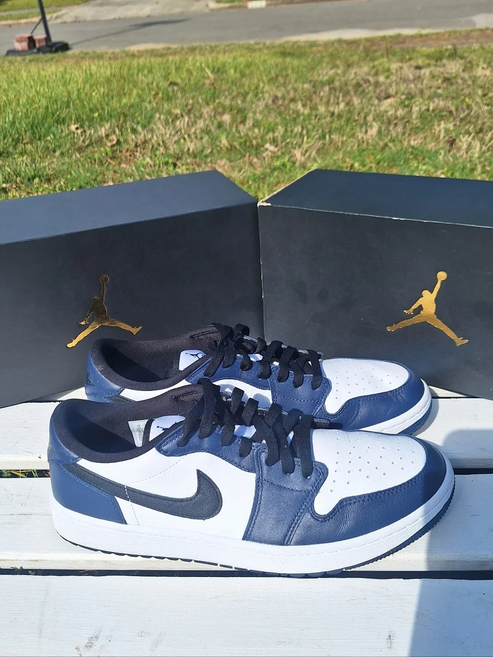 Nike Air Jordan 1 Low GOLF 'Midnight Navy' DD9315-104 Men's Size 12 Shoe